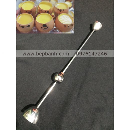 Dụng cụ cắt vỏ trứng 2 đầu / Egg Topper Dụng cụ cắt vỏ trứng 2 đầu / Egg Topper