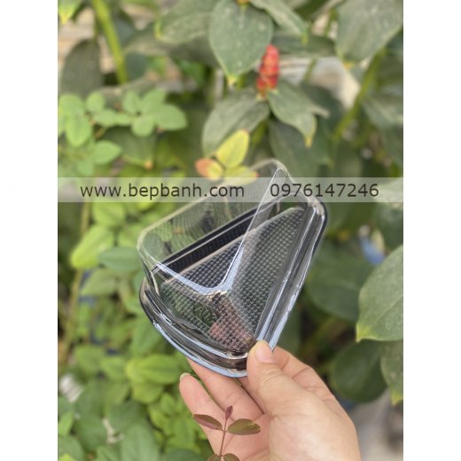 Hộp nhựa đậy tam giác nhọn đế đen A03 Hộp nhựa đậy tam giác nhọn đế đen A03