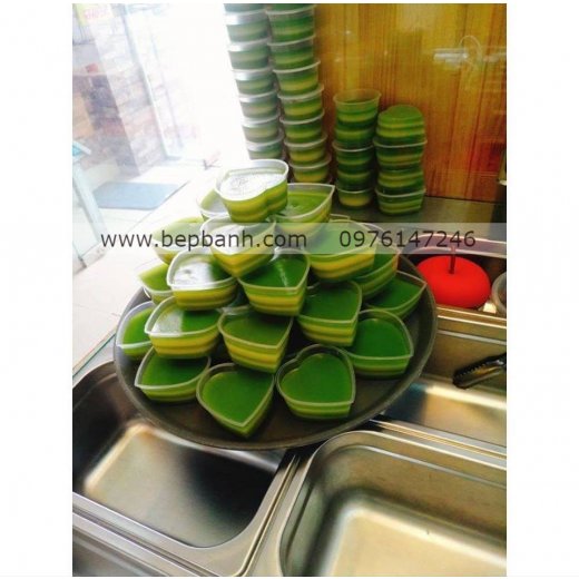 Khuôn flan nhựa tim Khuôn flan nhựa tim