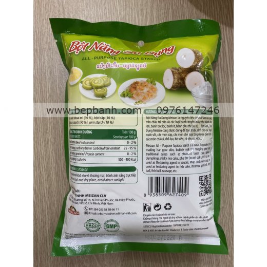 Bột năng đa dụng MEIZAN 400gr