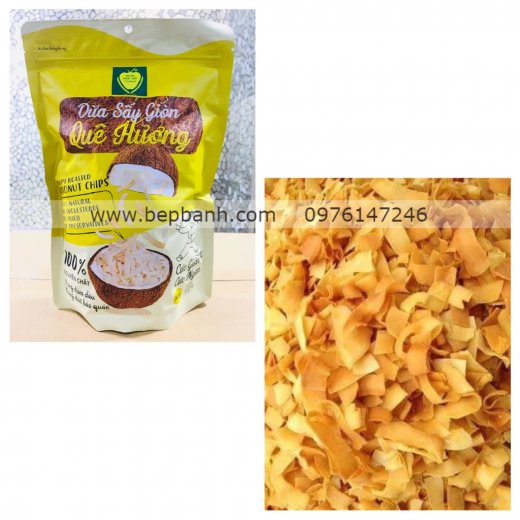 Dừa sấy giòn vàng 300gr 