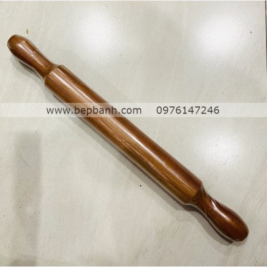 Cây cán bột gỗ lớn tay tròn 45cm