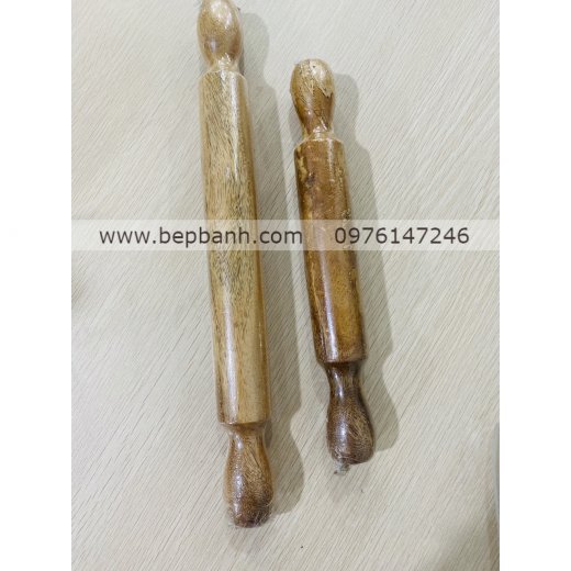 Cây cán bột đầu tròn 34cm