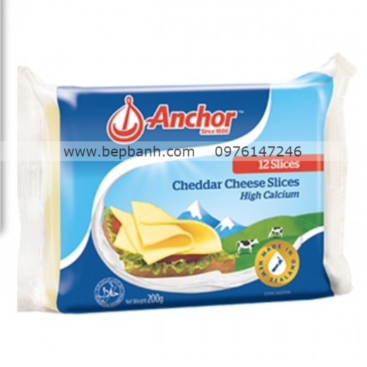 Phô mai Cheddar lát Anchor 200gr