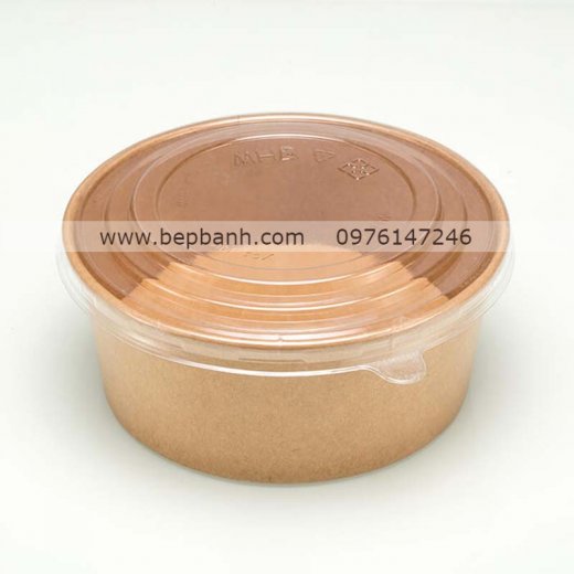 Tô giấy nắp Pet