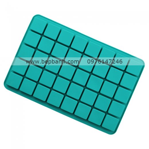 Khuôn silicon 40 ô vuông 3cm
