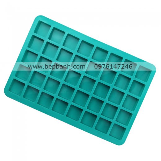 Khuôn silicon 40 ô vuông 3cm