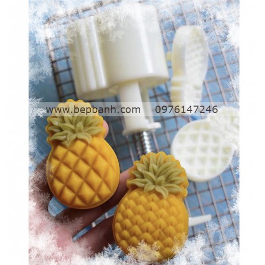 Khuôn lò xo 50gr 2 mặt trái dứa