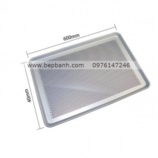 Khay nướng bánh đục lỗ 40 x 60cm Khay nướng bánh đục lỗ 40 x 60cm