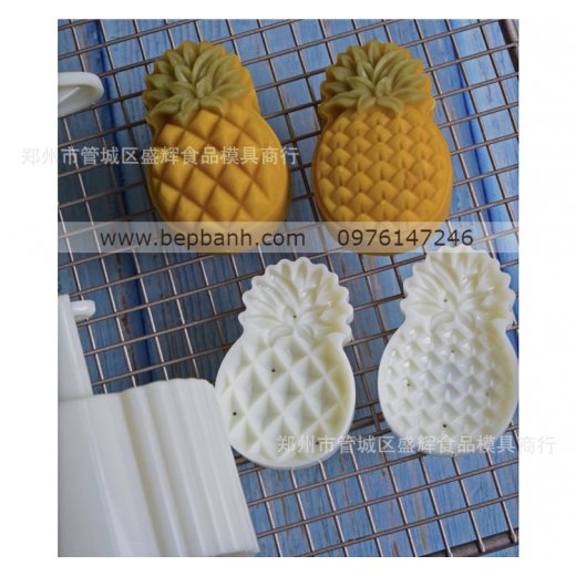 Khuôn lò xo 50gr 2 mặt trái dứa