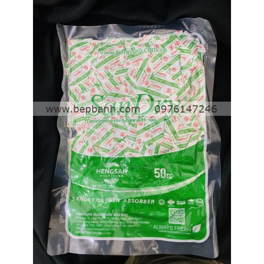 Hút ẩm xanh 50cc (200 tép / gói) Hút ẩm xanh 50cc (200 tép / gói)
