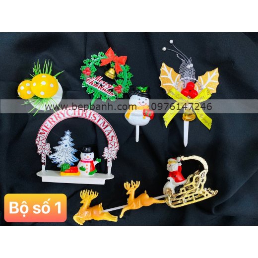 Bộ trang trí giáng sinh - Bộ số 1 Bộ trang trí giáng sinh - Bộ số 1