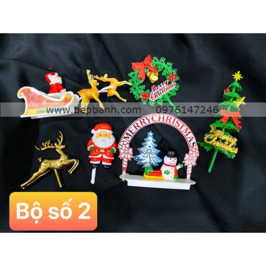 Bộ trang trí giáng sinh - Bộ số 2 Bộ trang trí giáng sinh - Bộ số 2