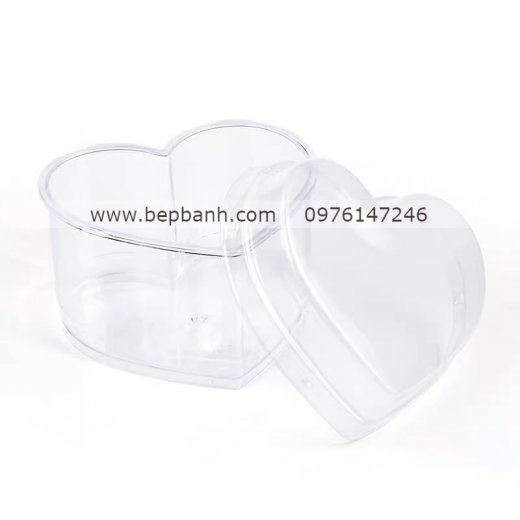 Ly nhựa mousse kèm nắp mẫu tim 7745 Ly nhựa mousse kèm nắp mẫu tim 7745
