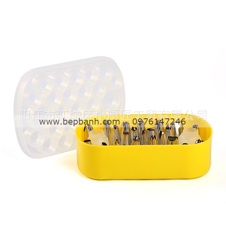 Bộ 25 đuôi bắt bông kem + 2 chốt Bộ 25 đuôi bắt bông kem + 2 chốt