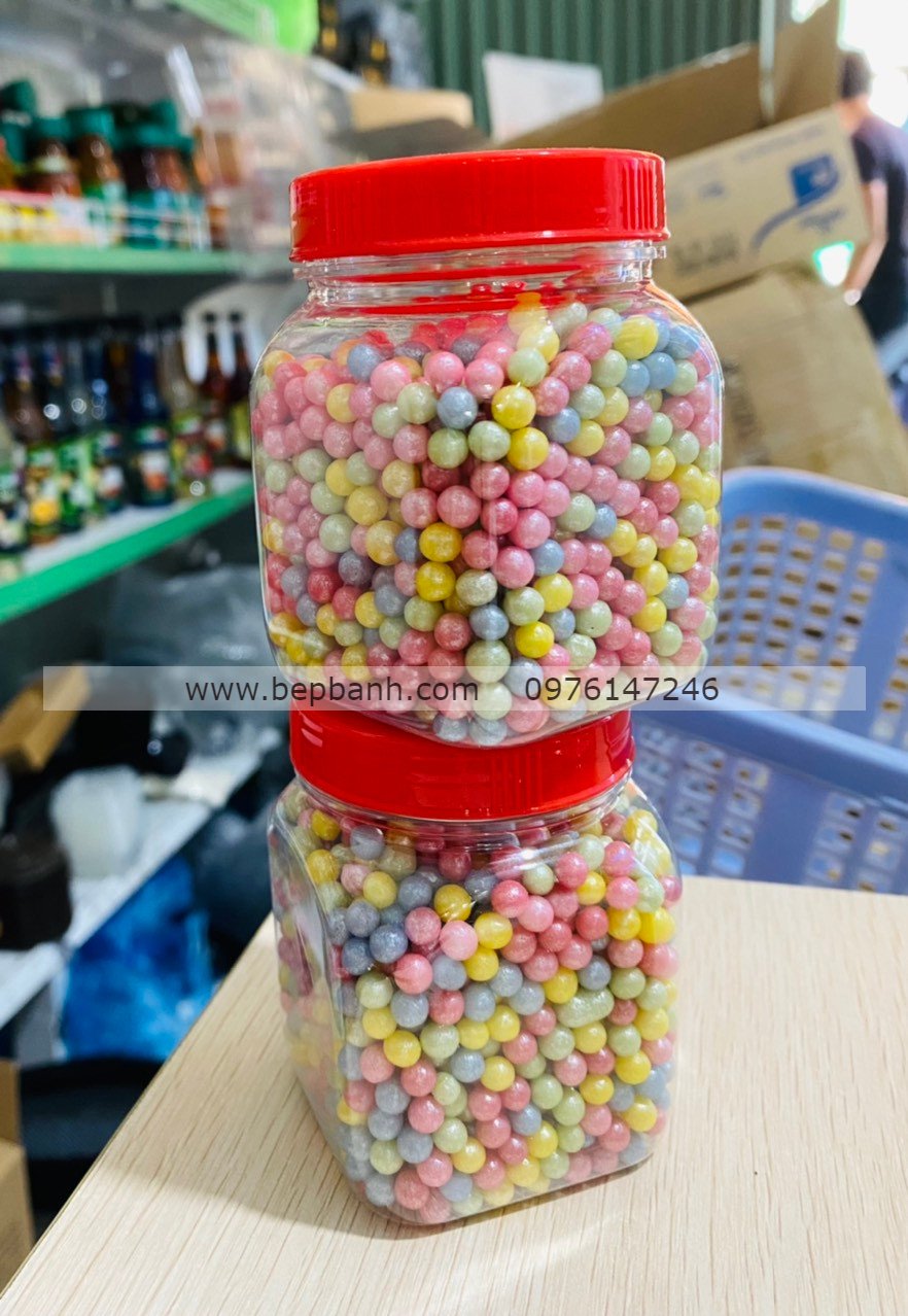 Bông đường bi nhũ MIX 100gr Bông đường bi nhũ MIX 100gr