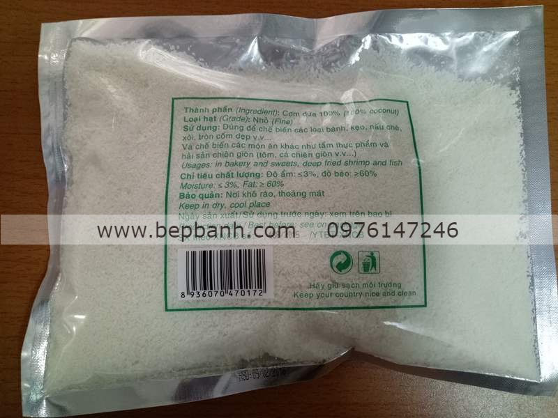 Cơm dừa sấy mịn 200gr