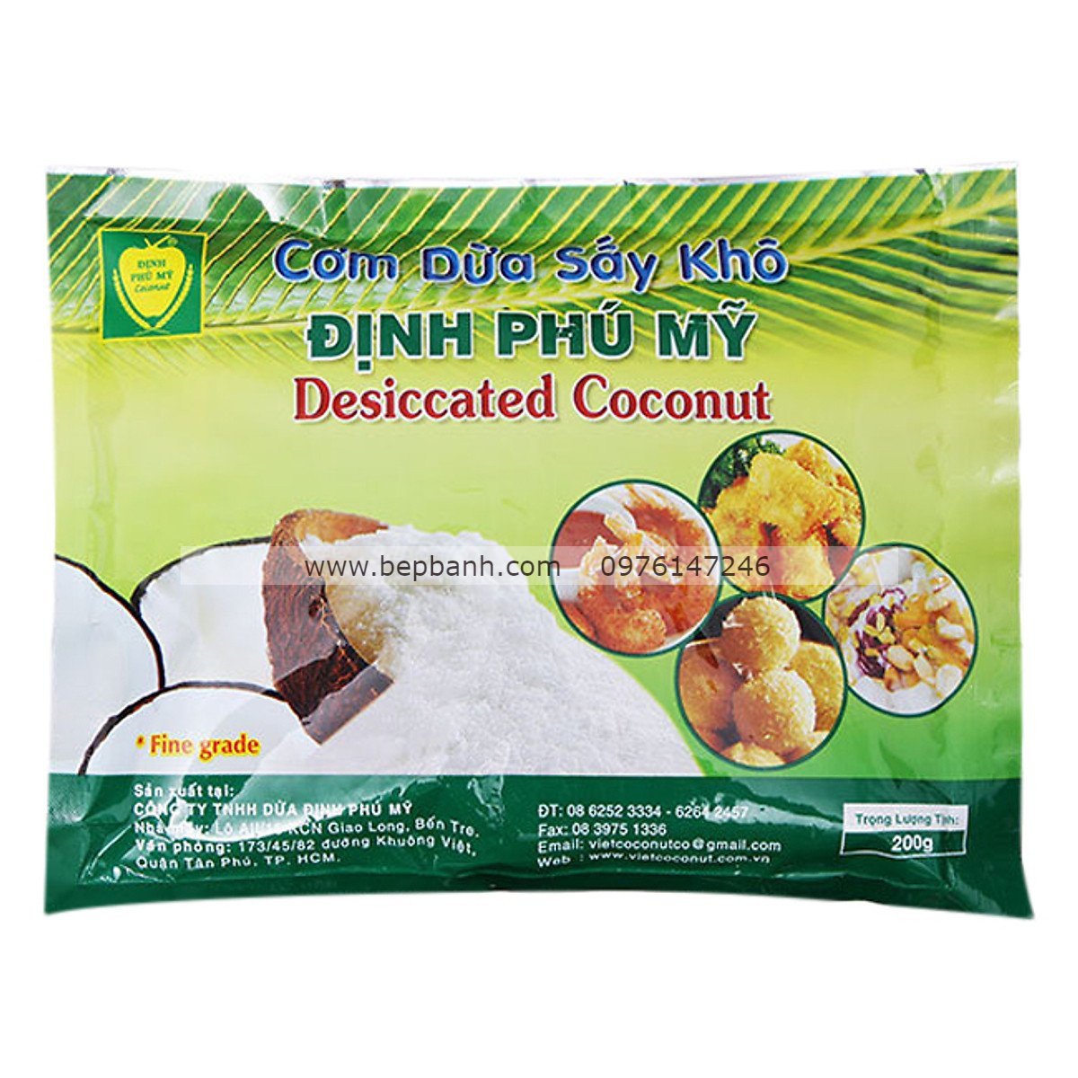Cơm dừa sấy mịn 200gr