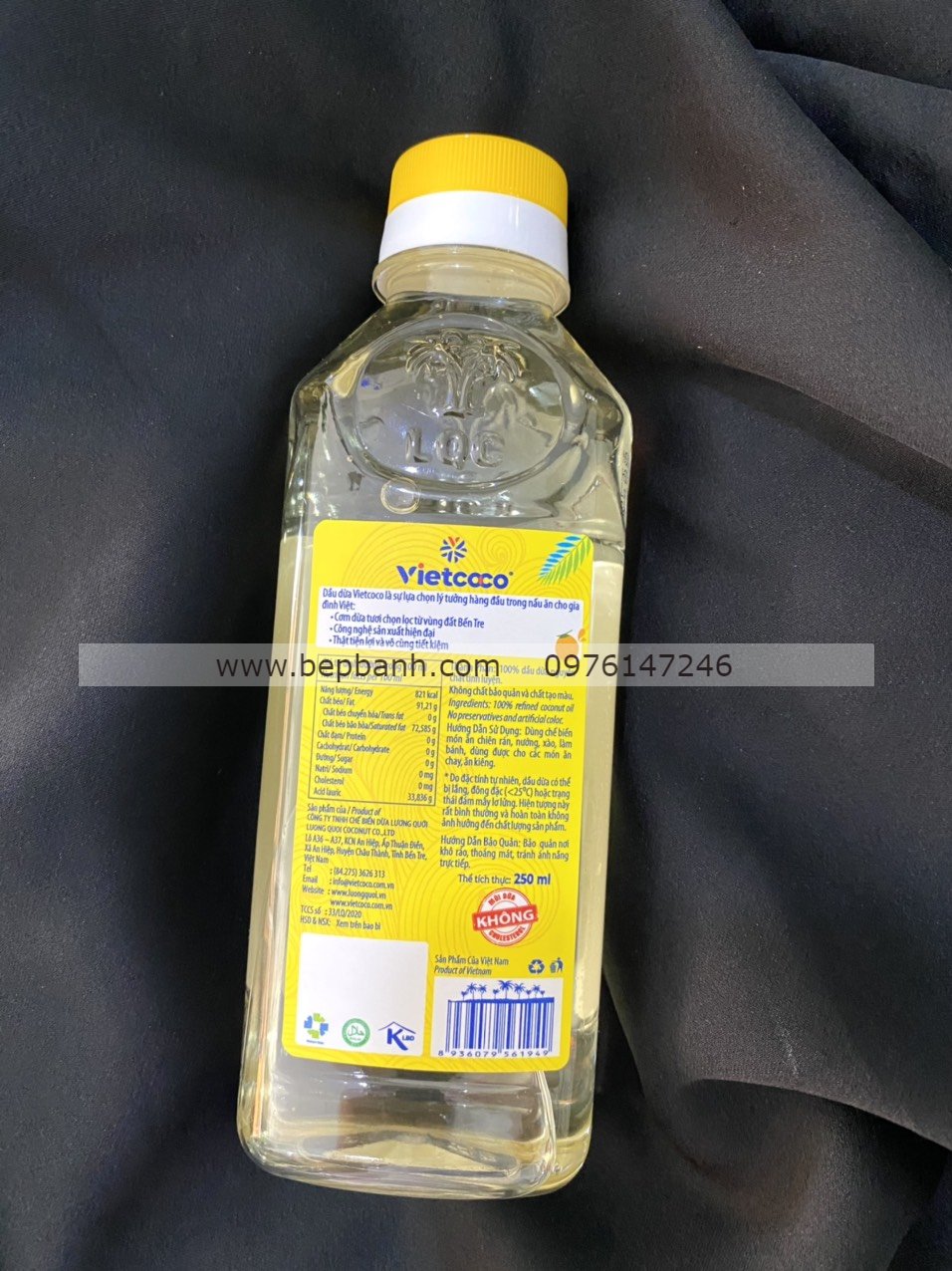 Dầu dừa VIETCOCO 250ml Dầu dừa VIETCOCO 250ml