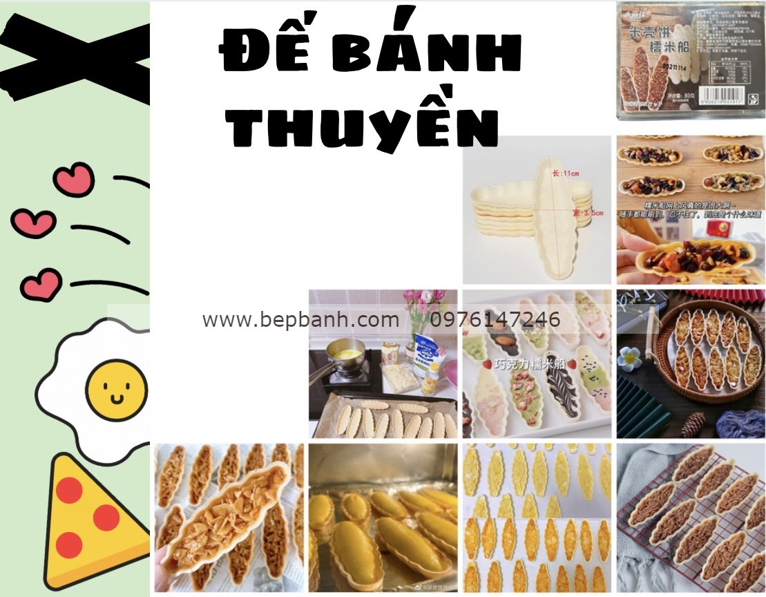 Đế bánh thuyền 60 cái