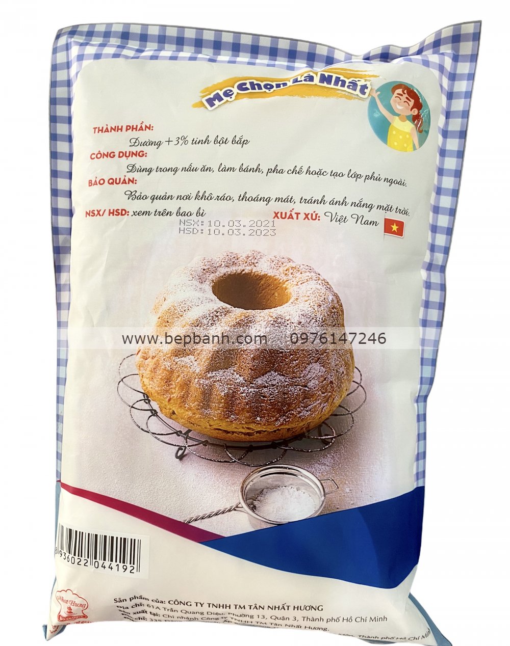 Đường xay làm bánh Mama 1 kg