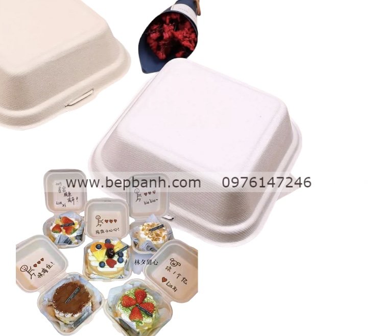 Hộp bã mía bento Hộp bã mía bento