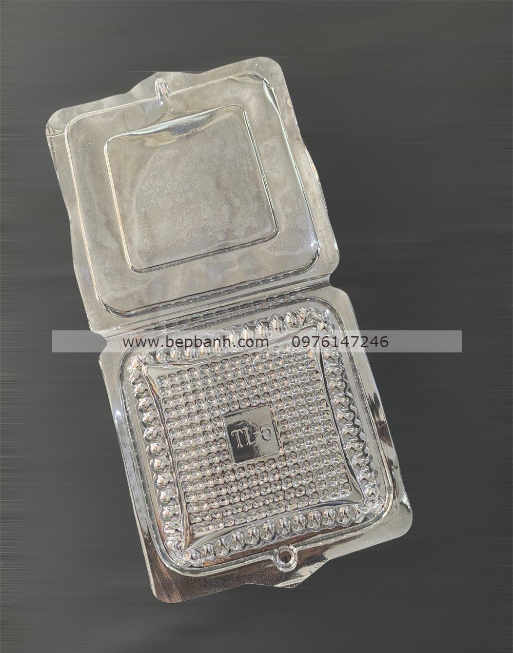 Hộp nhựa gập vuông nắp bằng HH-5 Hộp nhựa gập vuông nắp bằng HH-5