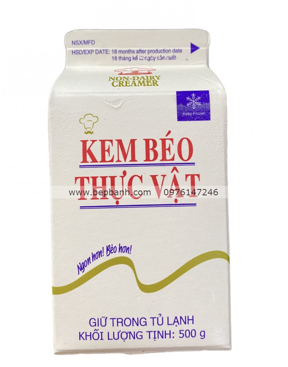 Kem Béo Thực Vật TNH 500gr