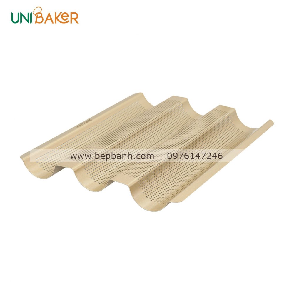 Khuôn bánh mì 3 rãnh Uni MB157 Khuôn bánh mì 3 rãnh Uni MB157