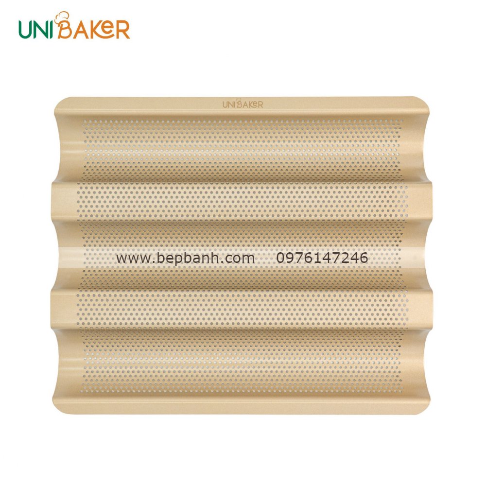 Khuôn bánh mì 3 rãnh Uni MB157 Khuôn bánh mì 3 rãnh Uni MB157