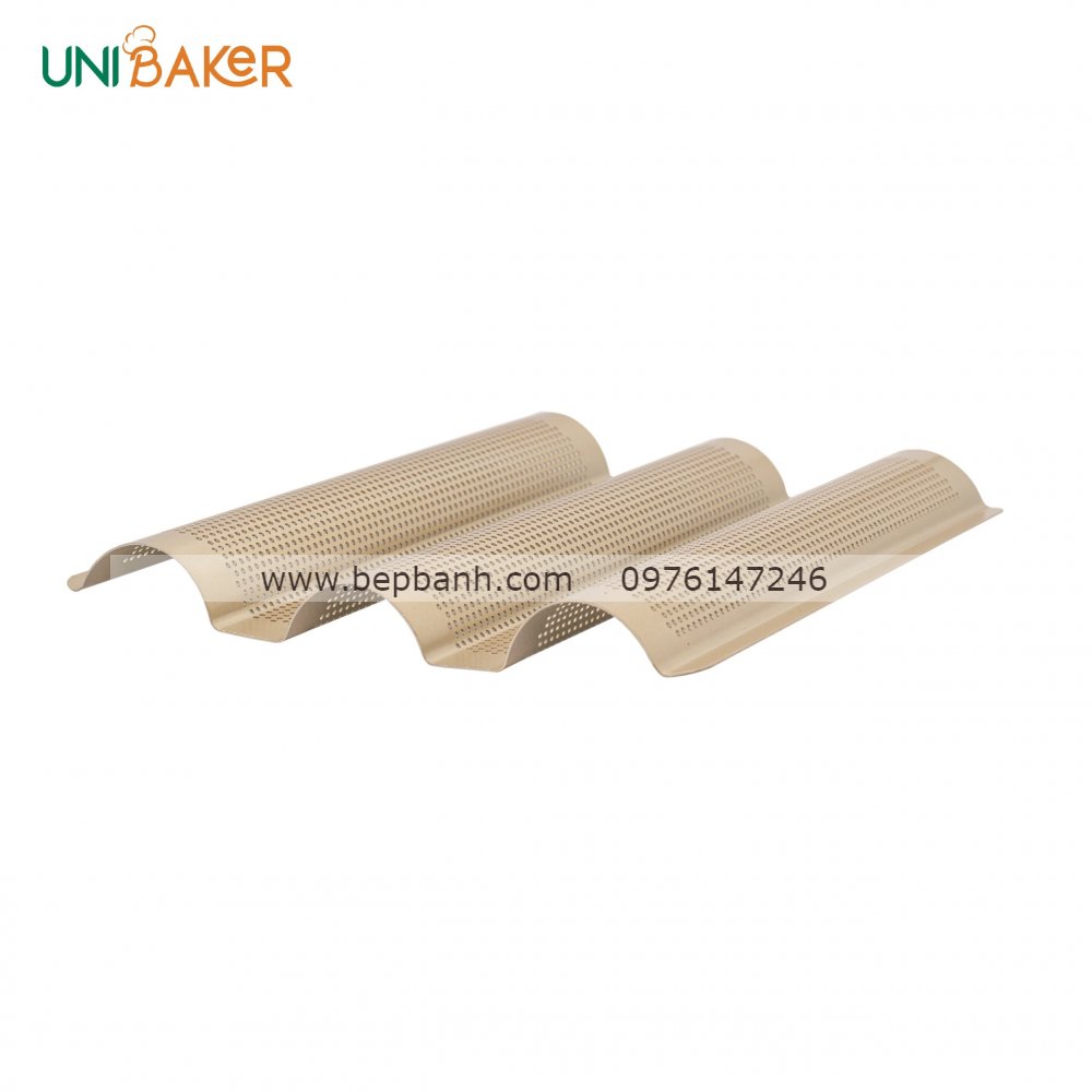 Khuôn bánh mì 3 rãnh Uni MB157 Khuôn bánh mì 3 rãnh Uni MB157