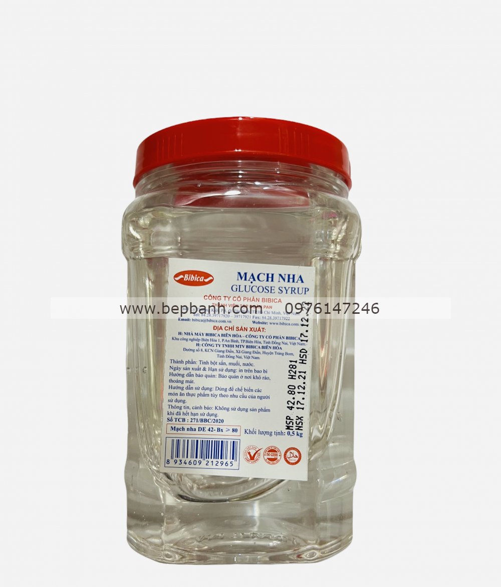Mạch nha Glucose Syrup Bibica 500gr Mạch nha Glucose Syrup Bibica 500gr