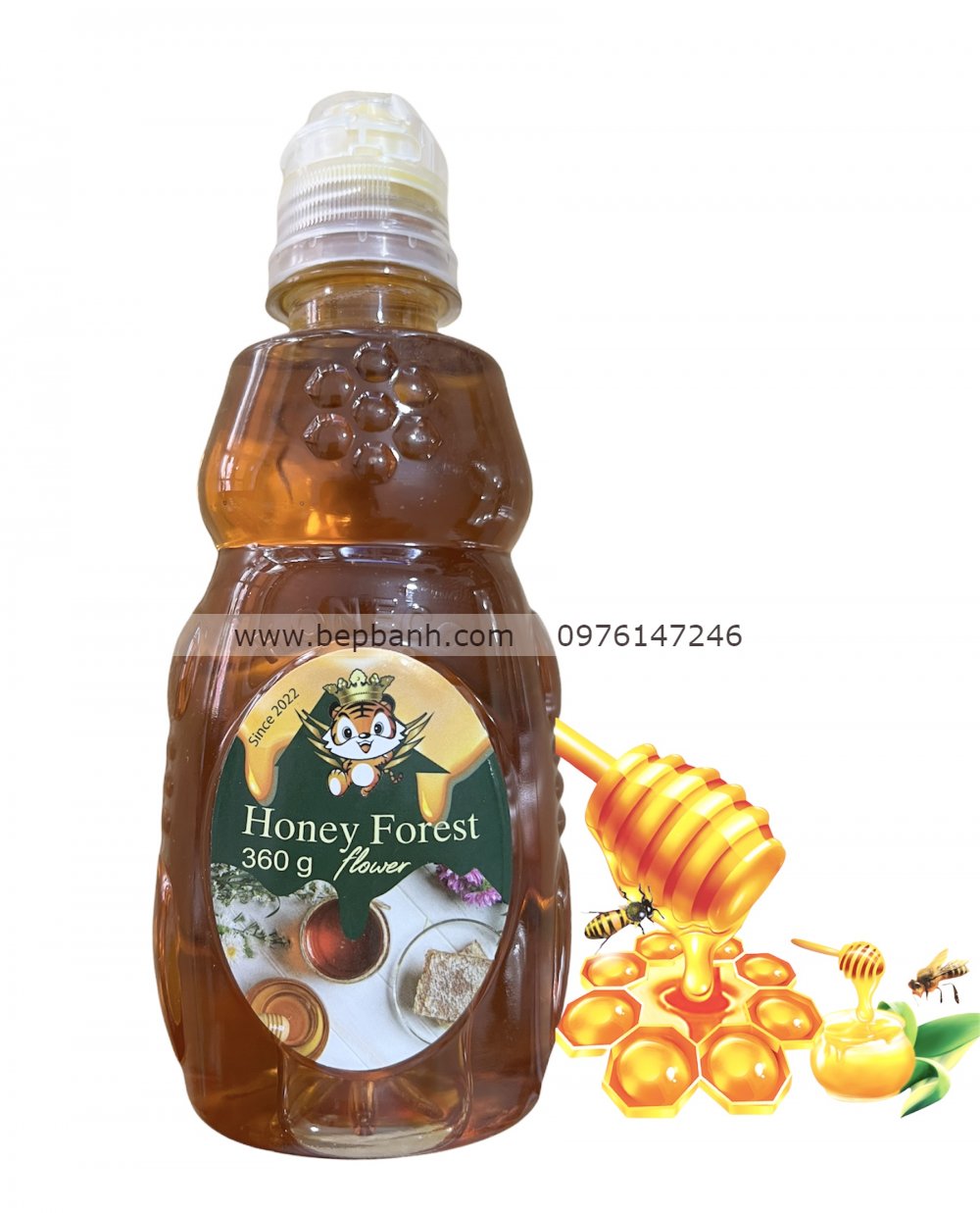 Mật ong hoa rừng 360gr