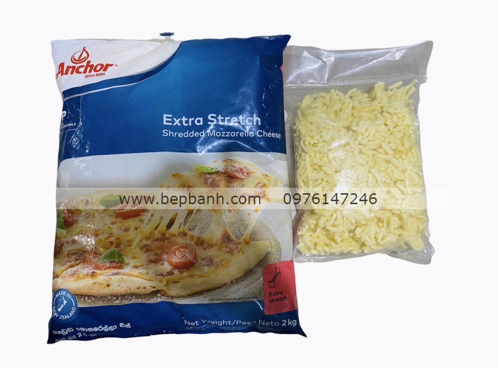 Phô mai mozzarella Anchor dạng bào Phô mai mozzarella Anchor dạng bào