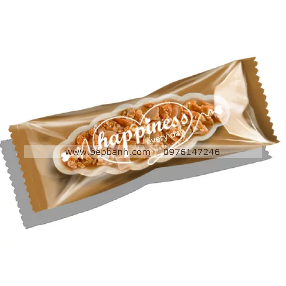 Set 100 túi đựng bánh thuyền Mẫu Happiness Set 100 túi đựng bánh thuyền Mẫu Happiness