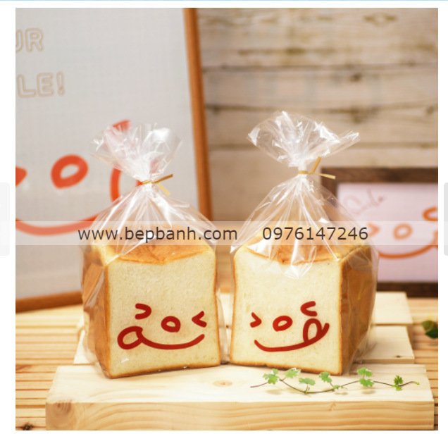 Set 50 túi cột đựng bánh 19*29 icon