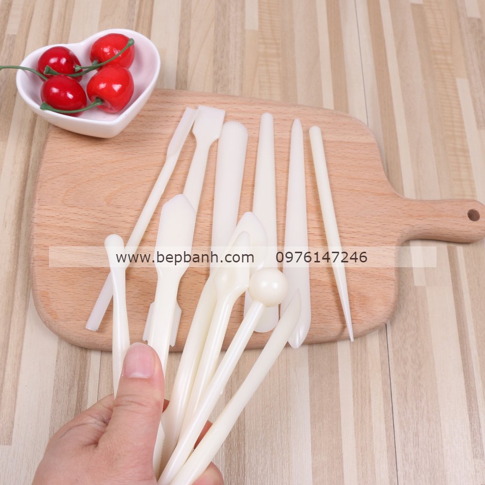 Tạo hình fondant wagashi - 12 que khắc Tạo hình fondant wagashi - 12 que khắc