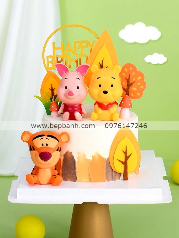 Trang trí bánh kem - 3 hoạt hình Trang trí bánh kem - 3 hoạt hình