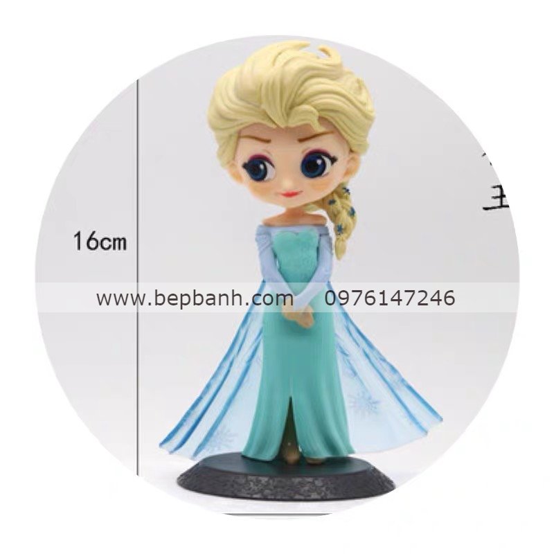 Trang trí bánh kem - tượng Elsa Trang trí bánh kem - tượng Elsa