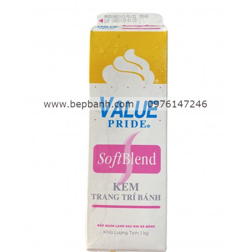 Kem Topping cream Trang Trí Bánh Value Pride