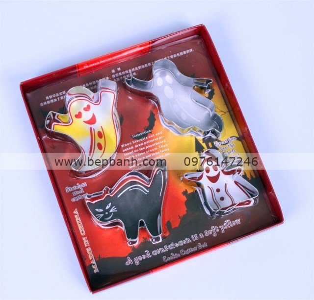 Bộ nhấn inox 4 halloween Bộ nhấn inox 4 halloween
