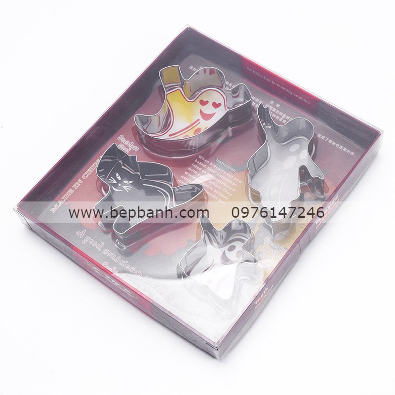 Bộ nhấn inox 4 halloween Bộ nhấn inox 4 halloween