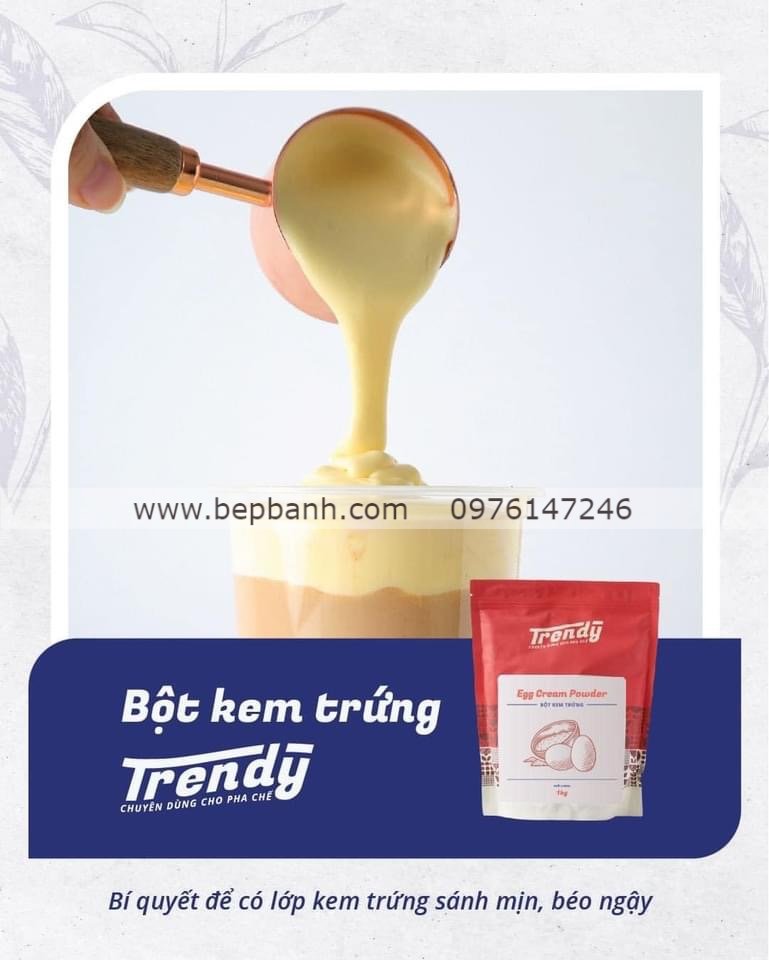 Bột kem trứng Trendy