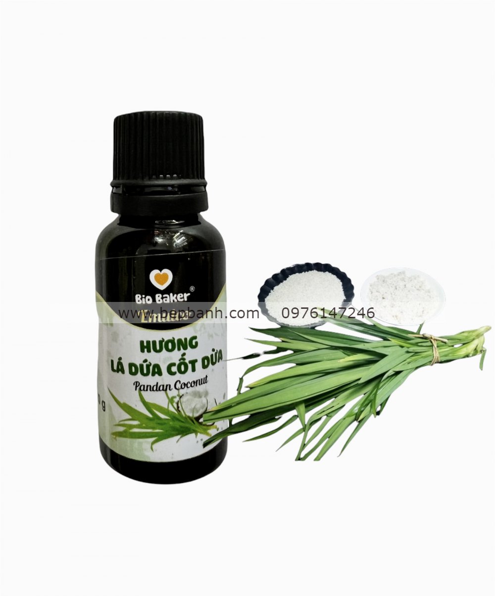 Hương lá dứa cốt dừa Bio Baker 20gr Hương lá dứa cốt dừa Bio Baker 20gr