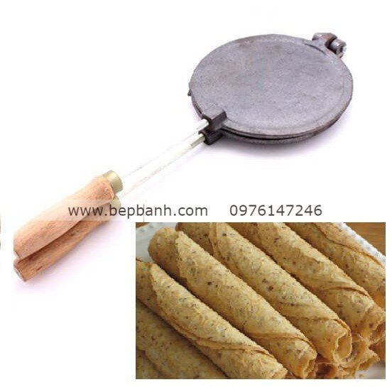 Khuôn bánh kẹp cuốn trơn 18cm Khuôn bánh kẹp cuốn trơn 18cm