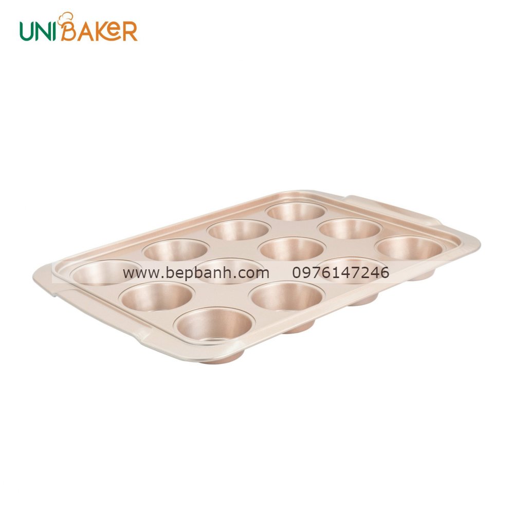 Khuôn cupcake 12 lỗ Uni MB843 Khuôn cupcake 12 lỗ Uni MB843