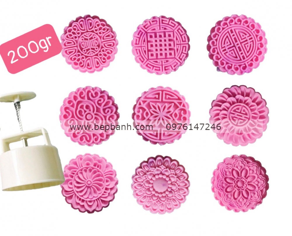 Khuôn lò xo 200gr tròn 9 mặt ĐB