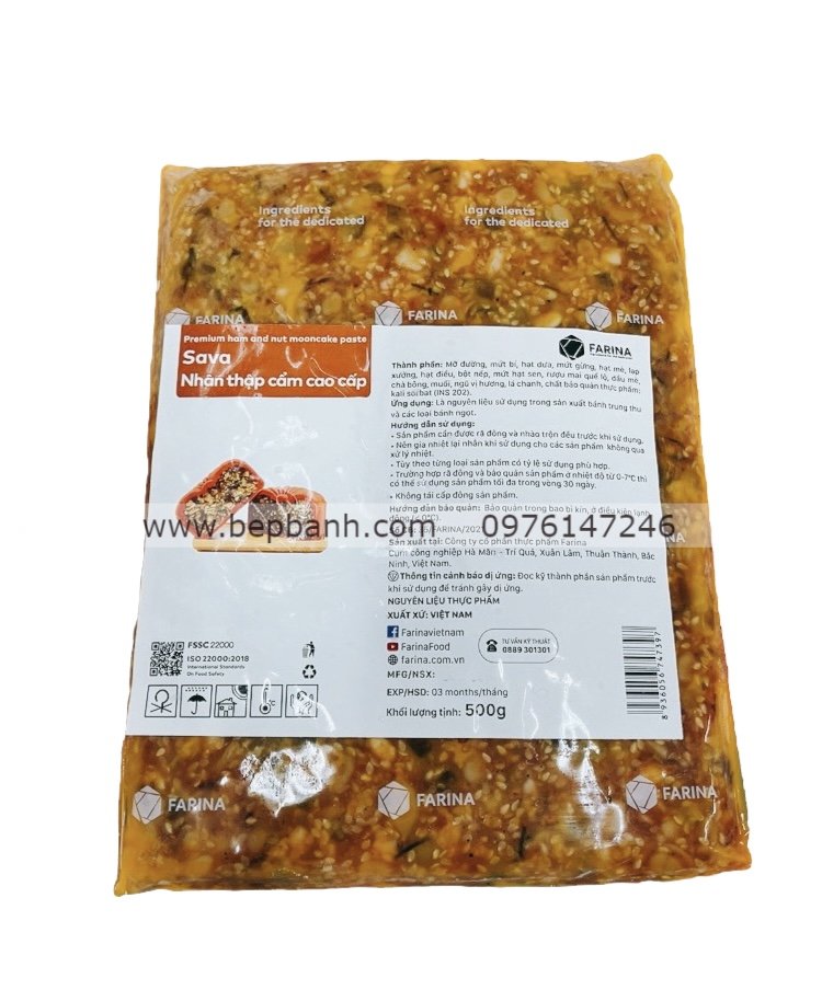 Nhân thập cẩm Sava cao cấp 500gr Nhân thập cẩm Sava cao cấp 500gr