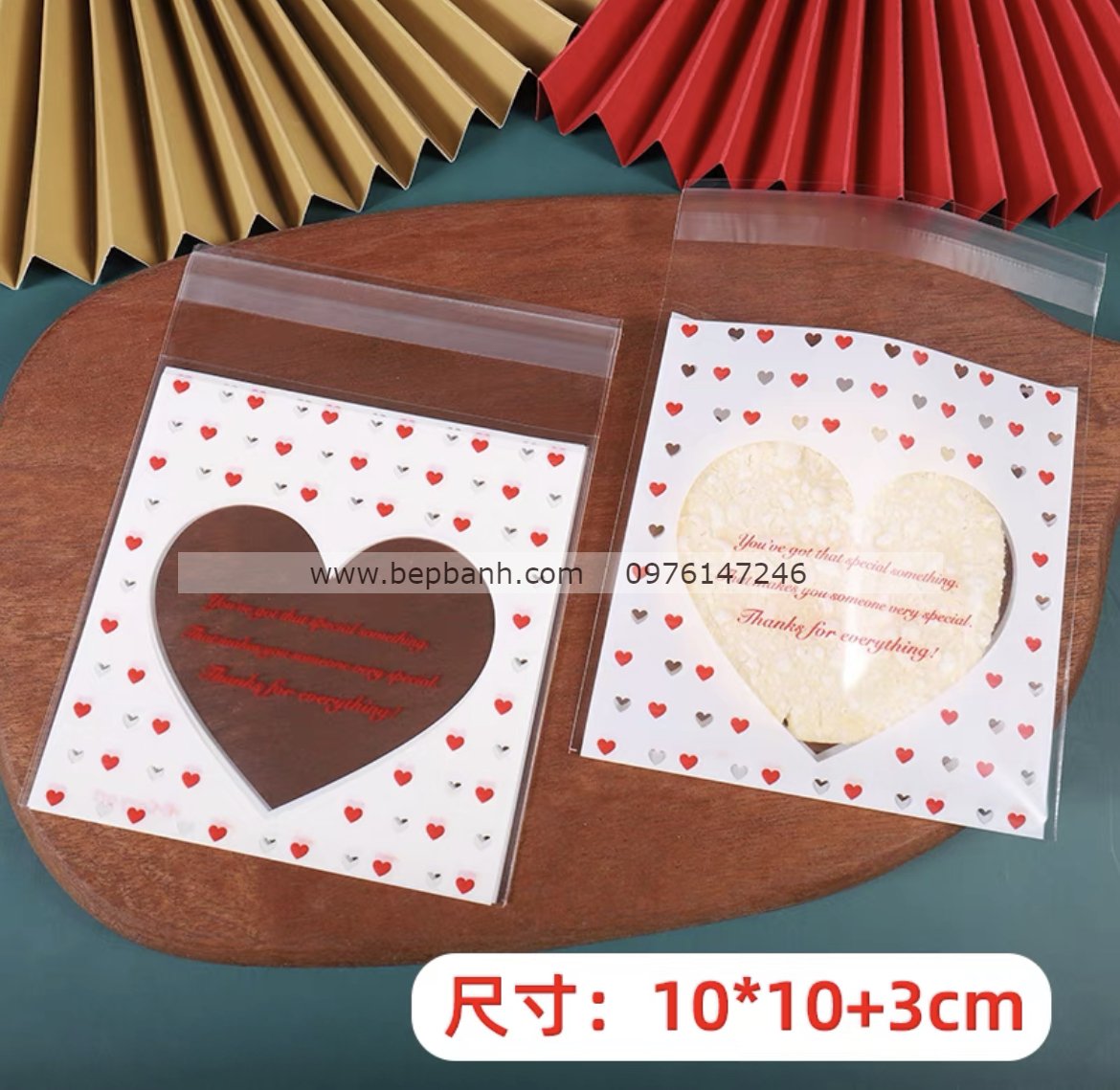 Set 100 Túi dán mẫu mix 10cm