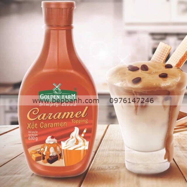 Sốt Topping caramel 630g